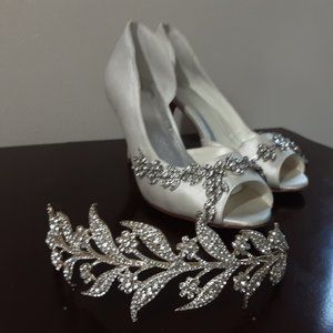 SHOES - White Wedding, Formal Event, Prom
